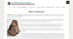 Desktop Screenshot of meteorite.com
